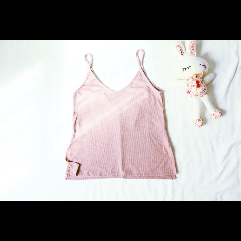 Brandy Melville knit cami rose/pink/blush